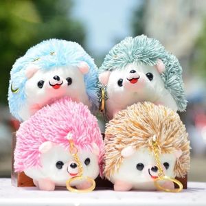 12cm Hedgehog Doll Stuffed Plush Toy Key Chain Pendant Plushs Toys Animal Stuffed Gift For Kids
