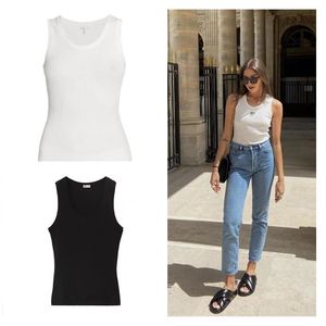 Womens Tops T Shirts Knits Tees Regular Cropped Tank Top Cotton Jersey Tanks Embroidered Cotton-blend Anagram Shorts Designer Suit Sportwear Fitness Sports Bra Mini