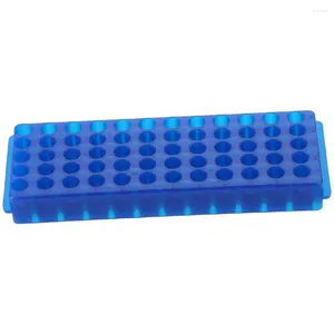 Holes Microcentrifuge Tube Rack Portable Plastic Blue Centrifugal Pipe Test 0.5ml-2ml