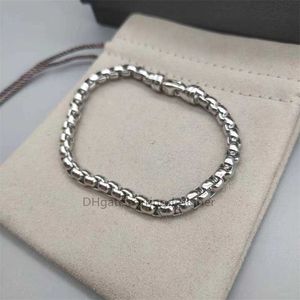 women bracelets luxury 5mm bangle designer Box jewelry woman charm Chain bracelet Bracelet Stainless Steel 18k Gold Plated Free fashion Shipping