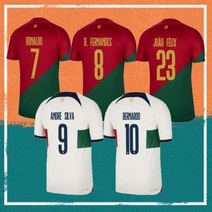 Portogallo 7 Cristiano Ronaldo 2023 22 Maglia da calcio casa lontano 4 Ruben Dias 20 Joao Cancelo 14 William Carvalho 25 Otavio 16 Vitinha 6 Joao Palhinha Nazionale