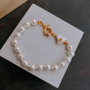 Designer Charm Armband Letter Vivian Chokers Luxury Women Fashion Jewelry Metal Pearl Armband Cjeweler Westwood Khkg