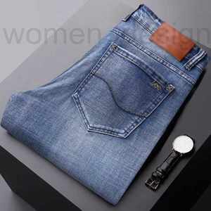 Mens Jeans Men's Jeans Designer Luxury Leedex 2022 Spring New Physical Picture Special Men's Elastic Business Straight Tube RH0Q