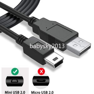 MINI V3 MICRO V8 5PIN USBケーブル1M 3フィート1.5m 5フィート80cm 70cm Samsung HTC LG MP3 PCカメラGPSスピーカーB1用の長さ25cmケーブル