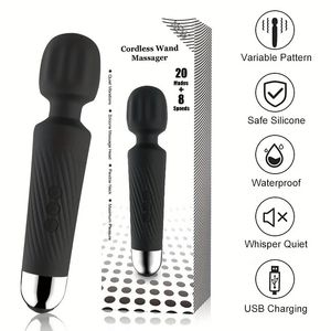 Vuxna leksaker kvinnlig trollvbrator g-plats vibrator vuxna produkter sex leksaker för kvinnor 8 hastigheter 20 vibrationslägen USB laddning vattentät 231101