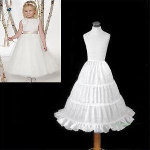 Röcke Kinder Petticoat Krinoline Tutu Unterröcke halber Schlupf für Brautjungfer Kinder Mädchen Sale-WT