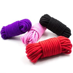 Corda de bondage de alta qualidade, acessório erótico shibari para encadernação, contenção para toque, amarração divertida, dramatização de escravo