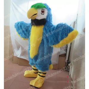 Performans Parrot Kuş Maskot Kostümleri Karnaval Hallowen Hediyeleri Yetişkinler Boyut Fantezi Oyunlar Kıyafet Tatil Açık Reklam Takımları Erkek Kadınlar
