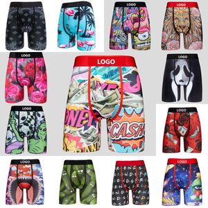 Calça masculina sexy shorts masculinos rápidos com bolsas boxers cuecas algodão 2023 cuecas respiráveis ​​marca Malela1f