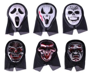 Maschera di Halloween Horror Haloween Masquerade Party Urlando Fantasma Maschera Decor Strega Pipistrello Happy Halloween Party Decor 2021 Q08069321168