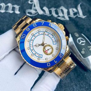 Geri sayım fonksiyonu yat Masters 2 Nautical watch 904L Paslanmaz çelik bant ışıklı saat spor otomatik mekanik erkek saatler 50 ATM su geçirmez İZLE