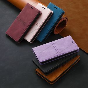 Корпус кожи PU для Samsung Galaxy S23 S22 S21 S20 Plus Ultra S10 5G Note20 Chace Case Crafl Card Слот для карты премиум