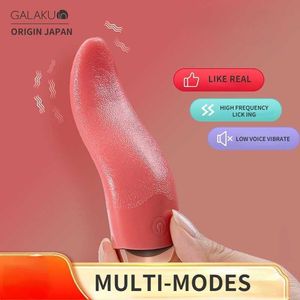 Sex Toy Massager Adult Massager Galaku Tongue Vibrator Female Masturbator Soft Silicone Simulation Variable Frequency Licking Honey Lick