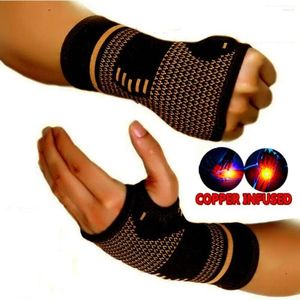 Handledsstöd Hand Brace Gym Carpal Tunnel Splint Strap Sprain Arthritis Sticked Elastic