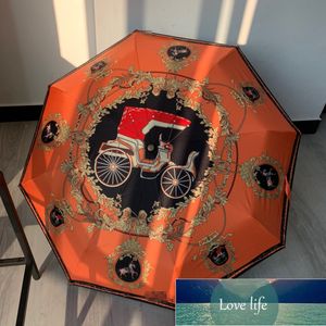 Полно-автоматическое 3-кратное зонтичное виниловое покрытие зонтичное зонтичное зонтичное солнце