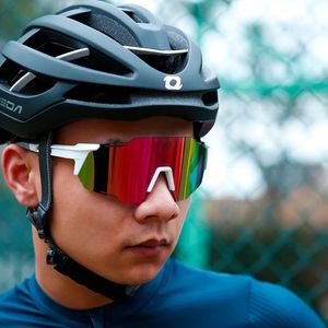 Açık Gözlük Lameda Polarize Bisiklet Gözlükleri Dağ Bisikleti Binicilik Gözlükleri Erkek ve Kadınlar Renkli Binicilik Gözlükleri UV Koruma 231031