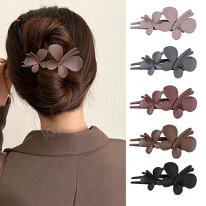 Hairpin Butterfly Duckbill Hair Claws Retro Hair Clips Accessories For Women Matte Hair Claws Grip Ponytail Headwear