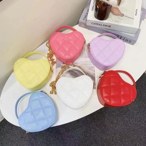 girls designer princess handbags sweet letter PU rhombus one shoulder bags woman lady luxury accessories bag F1621