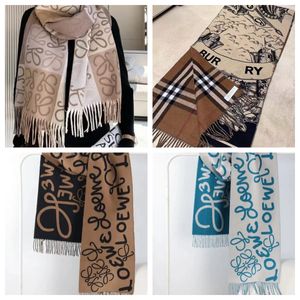 Designer Scarf Luxury Scarf Scarf For Women Scarf Designers Scarves 2023 New Keep Warm Scarf Women's Winter Korean Double Sided Letter Cashmere Shawl L6