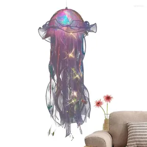 Nattljus Diy Jellyfish Light Hang Lamp Portable Party Decorative Lamps Atmosfär för restaurangstudie Living