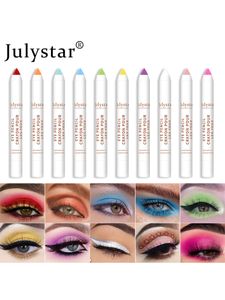 Julystar Crayon Cross-border Makeup 20 colors Polarizing Monochrome Eyeshadow Stick Foreign Trade Beauty Burst Matte Micro-flash Eyeshadow Cosmetics Wholesale