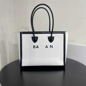 Bamanbag Tote Bag Totes Balmabag Designer Bag Women Canvas Luxury Bag Handbag Womens Fashion Classic Solid Color Handbags Overdimensionerade