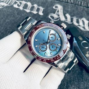 Mode mens automatisk klocka mekanisk klocka 40mm ring vattentät klassisk affär klocka montre de luxe gåvor män