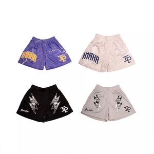 Inaka Shorts Dubbel Mesh Shorts Herr Dam GYM Basket Oversized Inaka Shorts Modedesign