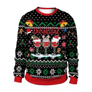 Fear God Hoodie Men's Sweaters 2023 Winter Men Women Christmas Casual Loose Jacquard Knitwear Varma tjocka par Matchande kläder Pullover Top Jumpers