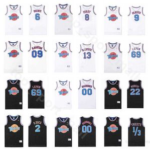 Space Jam Tune Squad Basketball 69 Pepe Le Pew Jerseys Looney Tunes 00 Roadrunner Yosemite Porky Pig Marvin the Marsan Sylvester Wile Coyot