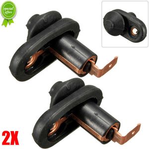 New 2Pcs Car Vehicle Interior Door Courtesy Light Switch Button Part Black Car Engine Truck Boat Light Hood Door Alarm Bonnet Switch