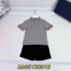 23ss baby set kids sets kid designer t shirt shorts suit Boys polo shirt short-sleeved Korean children half-sleeved new style High quality Kids clothes