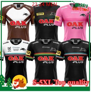 23 24 Kort ärm Panthers World Club Challenge Rugby Jerseys 2023 2024 Penrith Panthers Home Away Alternativ S-5XL-skjorta