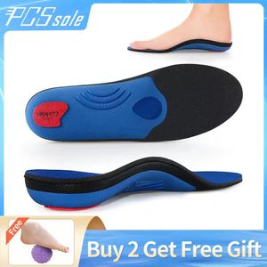 Shoe Parts Accessories PCSsole Flat Feet Arch Support Orthopedic Insoles Men Women Plantar Fasciitis Heel Pain Ortic Insoles Sneakers Shoes Inserts 231031