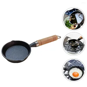 Pannor Oil Pan Cooking Tousil Hushåll omelettplatta Gjutjärn Pannkakakök Gadgetredskap