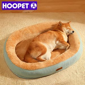 kennels pens HOOPET Winter Comfortable Pet Mat Bed for Dogs Cats Fluff Sleeping Pad Dog Sofa Cushion Pet Calming Dog Bed House Pet Supplies 231101