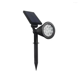 Solarlampa 12W Outdoor Park Lawn Spotlight 12LED COLAGUS RGB GRUND PLUG LIGHT LIGHT