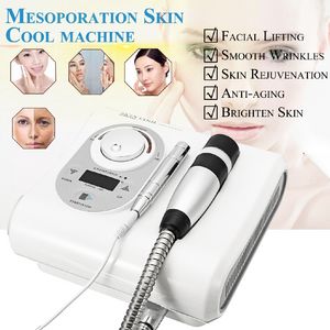 Cool and Hot Electroporation Cryoterapy Anti-Aging RF Beauty Machine Skin Rejuvenation Skin Cooling Tight Face Lift 110V/220V