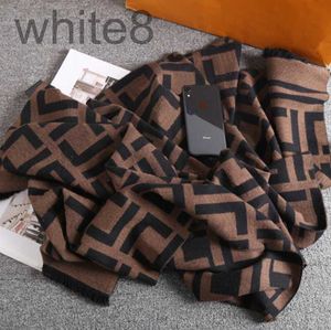 Scarves DesignerSoft Scarf F Letter Winter Designer s Men Women Luxury Mens Cashmere Wo Silk Designers Scarvs Head Womens D2109014L JN4O