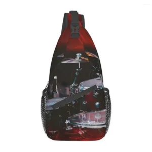 Duffel Bags Bateristas Sonhos Saco Peito Moda Portátil Presente Cruz Personalizável