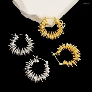 Dingle örhängen utsökta tvinnade klassiska vintage smycken trendig örhänge för kvinnor känsliga koreanska modesmycken