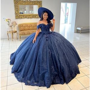 Бальное платье с блестками Quinceanera Платья Милая с корсетом с бантом Sweet 15 Vestidos De Anos