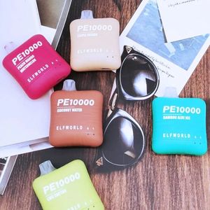 Originale ELFWORLD PE 10000 Sbuffi Sigarette elettroniche usa e getta Penna Vape 18ml Pod 500mah Batteria ricaricabile Cina Autentico vapers all'ingrosso desechables soffio 10K