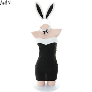 Ani Women Bunny Girl Maid Dress Swim Costume Cute Anime Kawaii Gril Swimwear Festival Uniform Pool Party Cosplay cosplay