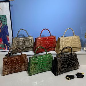Krokodilmönster handväska mode mångsidig kvinnors väska en axel mode crossbody väska