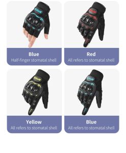 MAMPSEE Motorcycle Gloves, Both Male and Female,Finger, AntiFfall, Waterproof, and Wind Resistant, Season Touch Screen For Motor