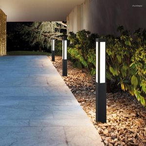 Luci da giardino High Pole Street Modern Solar Outdoor Waterproof Landscape Villas Clubhouse Law