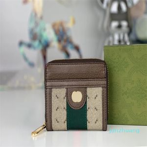Projektant luksusowych portfeli cion torebki męskie mody mody marmont karty kredytowe Klasyczne digram złote litery Krótkie pieniądze na sprzęgło 2024