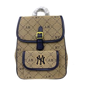 MLB2023 Autumn Designer Bags dla chłopców i dziewcząt Casual NY Full Diamond Presbyterian Fashion Plecak Tide