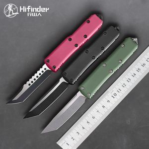 Hifinder 85 version Six colours Knife Blade:hellhound D2,Handle:6061-T6Aluminum(CNC).Outdoor camping survival knives EDC tool,wholesale